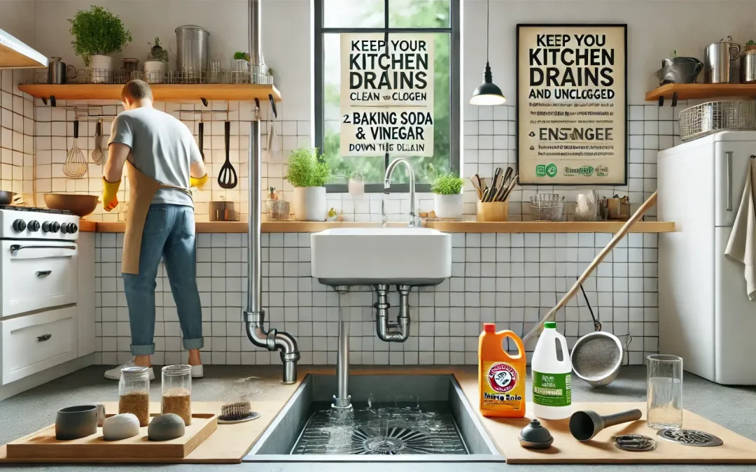 Cómo mantener limpios y sin obstrucciones los desagües de la cocina